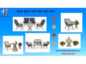 Bàn Ghế Cafe Sân Vườn Bằng Sắt Giá Rẻ
