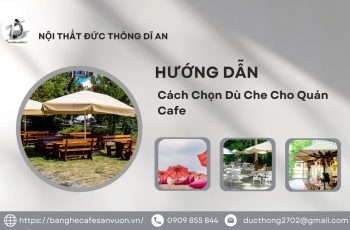 Cách Chọn Dù Che Cho Quán Cafe Chuẩn