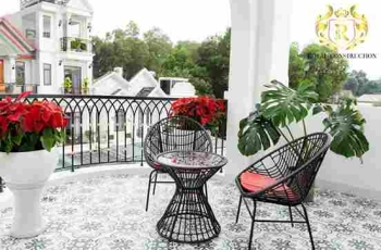 Ghế cafe đan sân vườn cho không gian ngoại thất của bạn