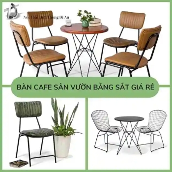 Hình ảnh Địa Chỉ Cung Cấp Bàn Ghế Sắt Cafe Giá Rẻ