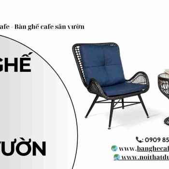 Hình ảnh Nội Thất Đức Thông Dĩ An Chuyên Bàn Ghế Cafe Đan Nhựa Giả Mây