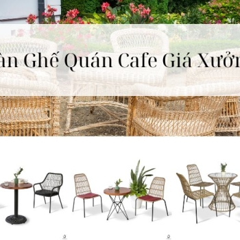 Hình ảnh Địa Chỉ Cung Cấp Bàn Ghế Cafe Giá Rẻ Tại Dĩ An - Bình Dương