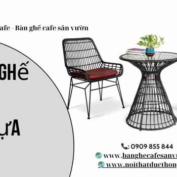 Hình ảnh Ưu Điểm Của Bàn Ghế Cafe Nhựa Giả Mây Dành Cho Quán Cafe