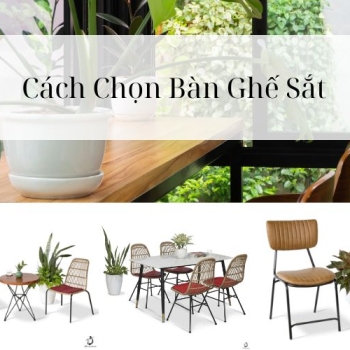 Hình ảnh Mách Bạn Một Số Cách Chọn Bàn Ghế Sắt Cho Ngôi Nhà Của Mình