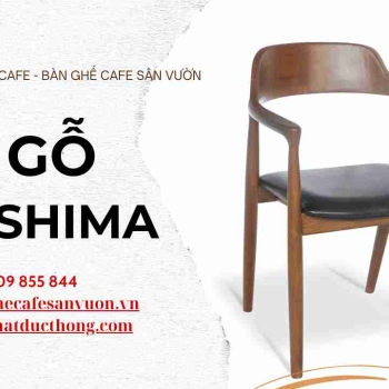 Hình ảnh Ghế Cafe Hiroshima Lưng Cao | Nội Thất Đức Thông Dĩ An