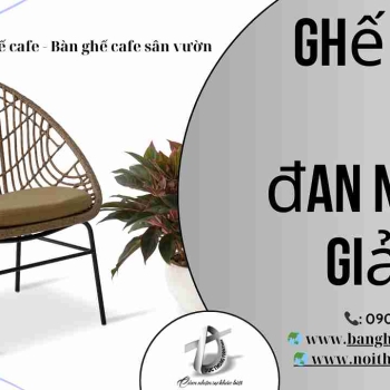 Hình ảnh Lý Do Bàn Ghế Sắt Giả Mây Quán Cà Phê Chao Đảo Thị Trường