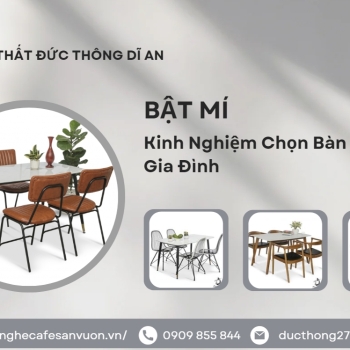 Hình ảnh Kinh Nghiệm Mua Bàn Ghế Ăn Cho Gia Đình