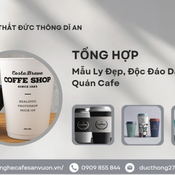 Hình ảnh Mẫu Ly Đẹp, Độc Đáo Dành Cho Quán Cafe