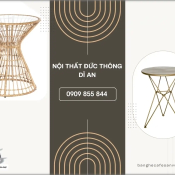 Hình ảnh Các Mẫu Bàn Cafe Chân Sắt Đẹp Hiện Nay