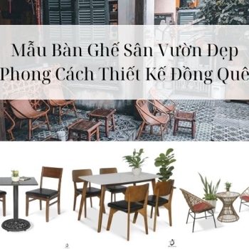 Hình ảnh Lựa Chọn Mẫu Bộ Bàn Ghế Cafe Theo Phong Cách Classic