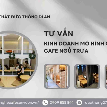 Hình ảnh Mô Hình Quán Cafe Ngủ Trưa