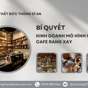 Hình ảnh Mô hình quán cafe rang xay