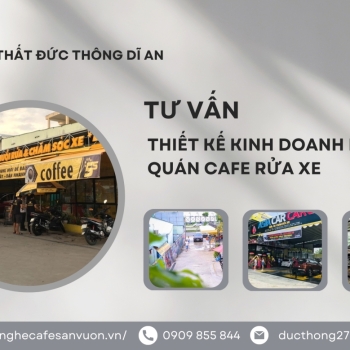 Hình ảnh Mô hình quán cafe rửa xe