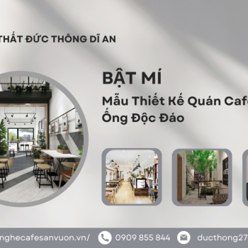 Hình ảnh Mẫu Thiết Kế Quán Cafe Nhà Ống Độc Đáo