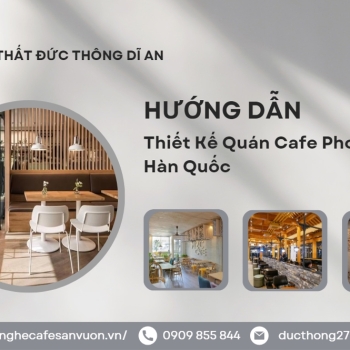 Hình ảnh Thiết Kế Quán Cafe Phong Cách Hàn Quốc