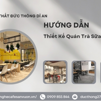 Hình ảnh Hướng Dẫn Thiết Kế Quán Trà Sữa Nhỏ
