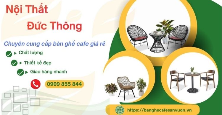 Nơi mua bàn ghế cafe sắt ngoài trời chất lượng - Nội Thất Đức Thông Dĩ An