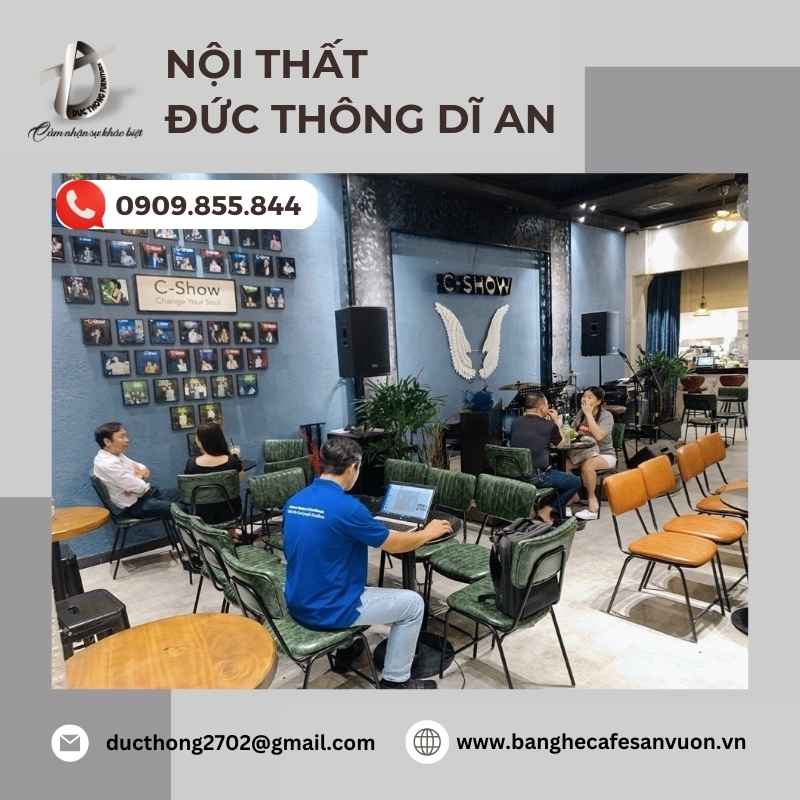 Nội Thất Đức Thông Dĩ an - Xưởng sản xuất bàn ghế cafe uy tín tại Dĩ An