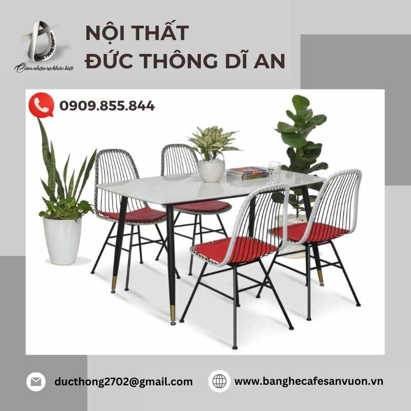 Tư vấn lựa chọn bàn ghế cafe sắt phù hợp với không gian quán