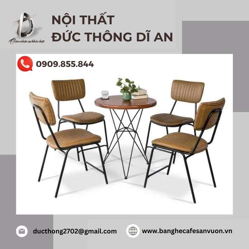 Tiêu chí lựa chọn địa chỉ bán bàn ghế cafe sắt uy tín tại Dĩ An