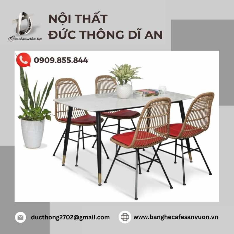 Lợi ích khi mua bàn ghế cafe sắt tại Nội Thất Đức Thông Dĩ An