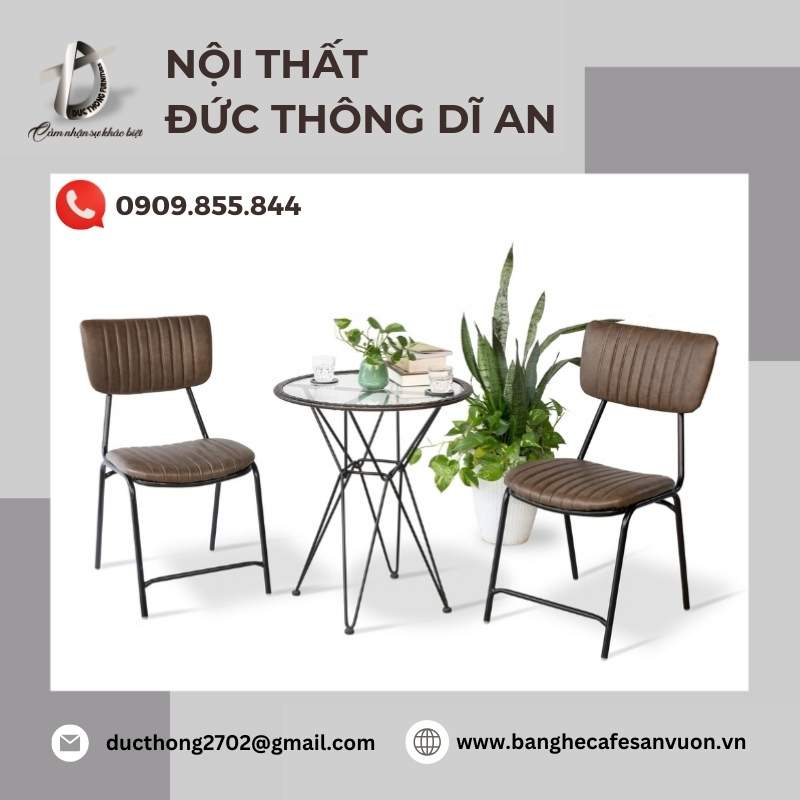 Hướng dẫn bảo quản và vệ sinh bàn ghế cafe sắt