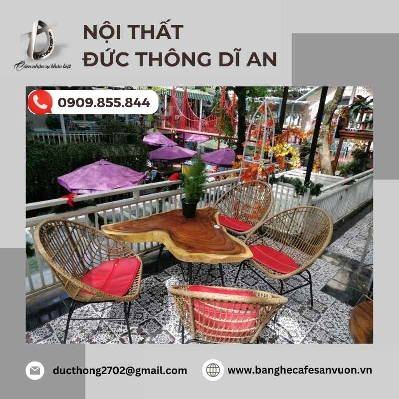 Những lưu ý khi mua và sử dụng Bàn ghế cafe ngoài trời