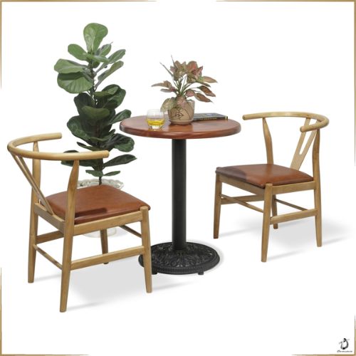bàn ghế cafe bằng gỗ