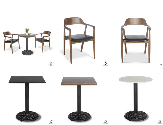 chọn bàn ghế cà phê gỗ