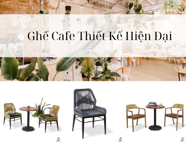 Ghế cafe thiết kế hiện đại