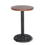 hình ảnh chi tiết Bàn Cafe Chân Gang Mặt Gỗ CBG04