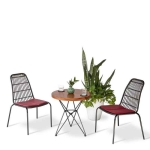 hình ảnh chi tiết Bàn Ghế Cafe Sân Vườn BGD12DEN