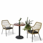 hình ảnh chi tiết Bộ Bàn Ghế  Cafe Đan Dây Dù BGDD15Vang