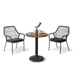 hình ảnh chi tiết Bộ Ghế Cafe Đan Dây Dù BBGCF3250